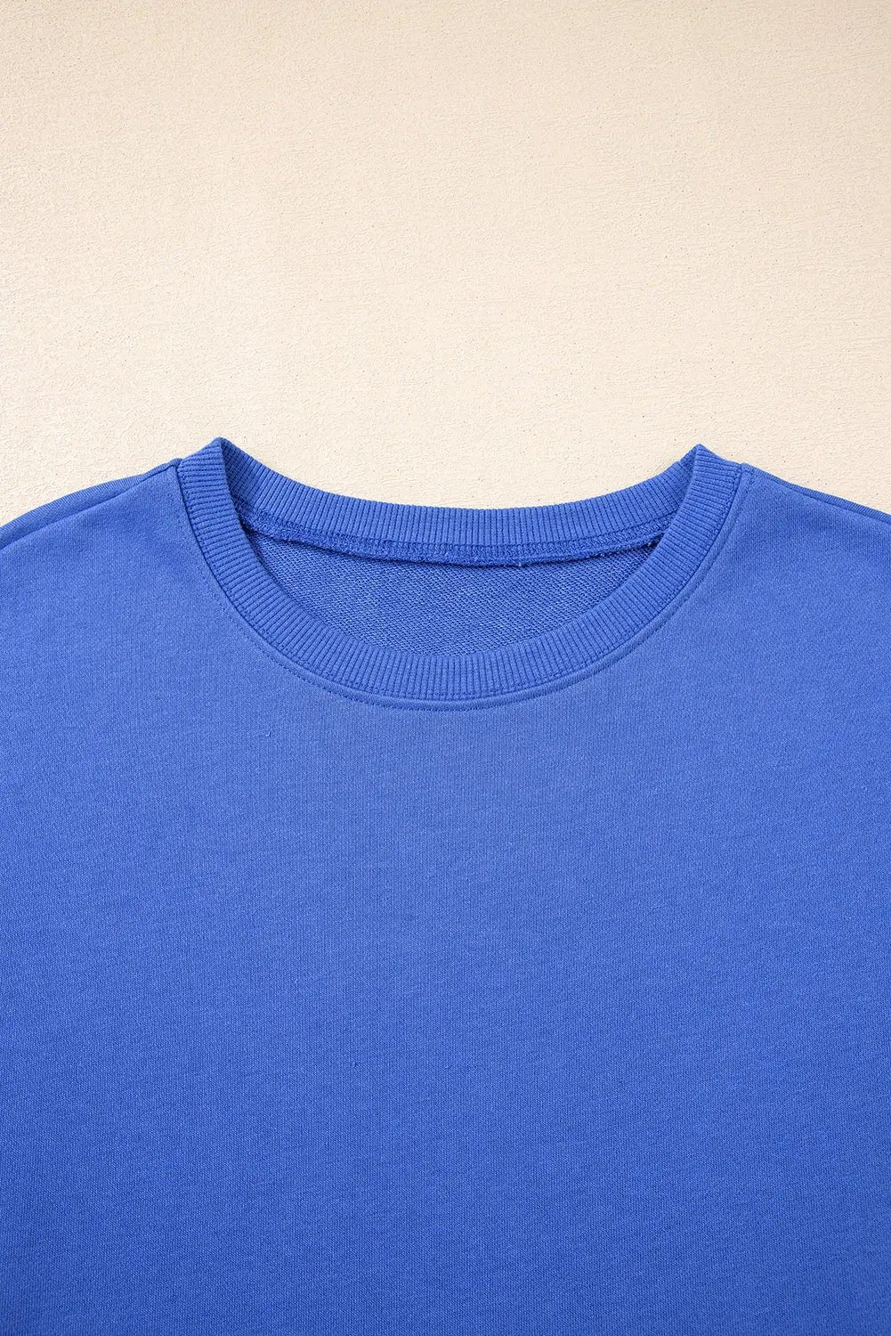 Sky Blue Varsity Sleeve Contrast Shift Sweatshirt Dress Dear-Lover Dropshipping